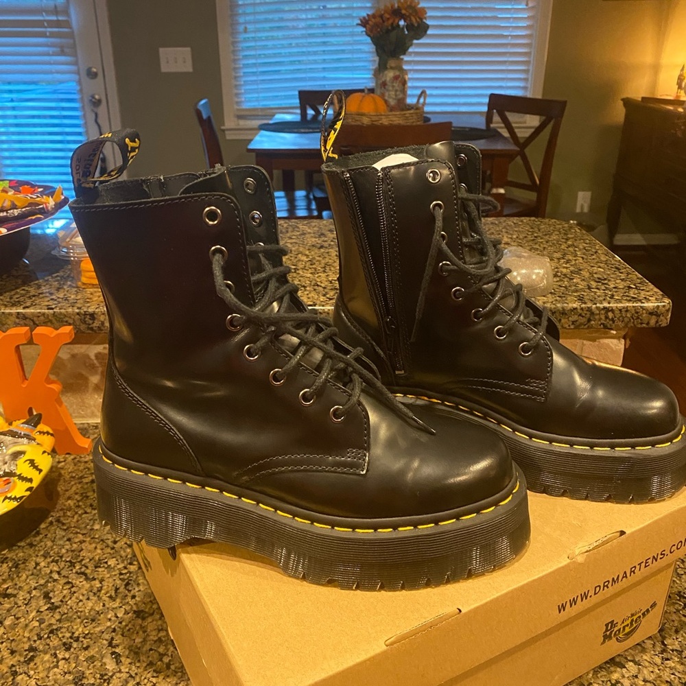 Brand new Doc Martens Jadon.  Worn once.  No scuff marks.  Womens size 8.